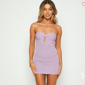 Ciela Lavender Knit Mini Dress